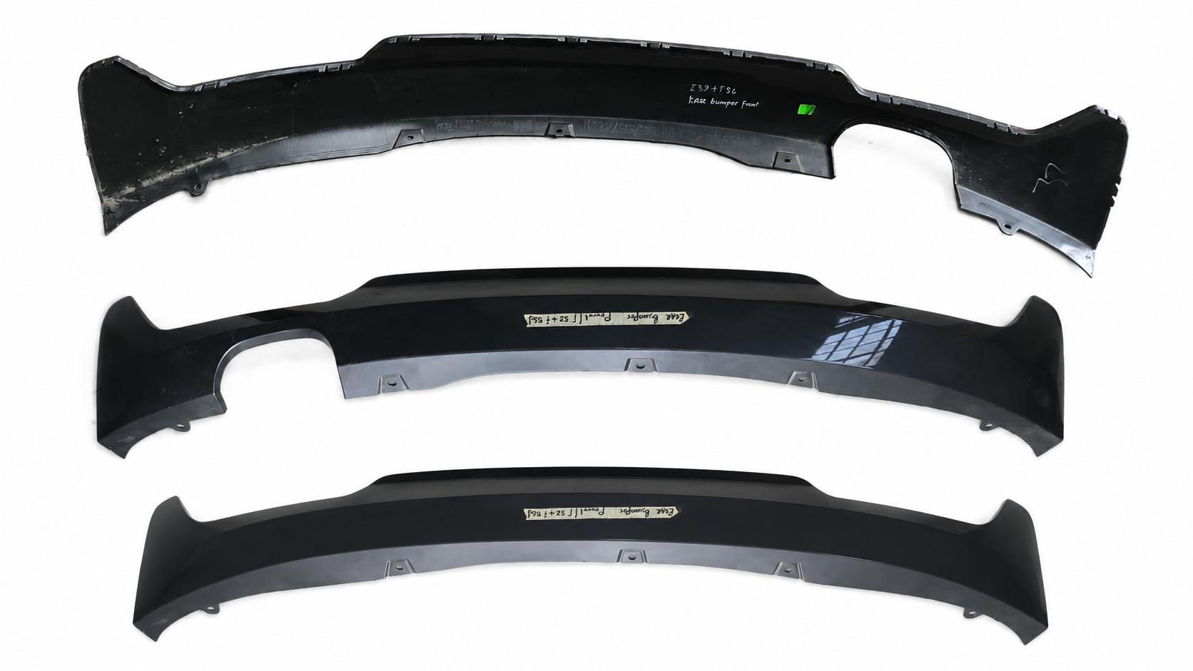 Black Rear Bumper Diffuser Double Outlet Exhaust - BMW F32, F33, F36 M Sportpaket