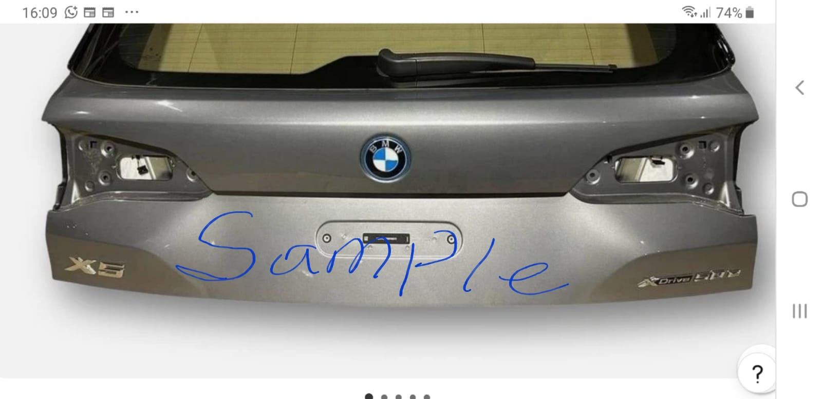BMW X5, G05 - Tailgate / Trunk / Boot lid - I Auto Spares